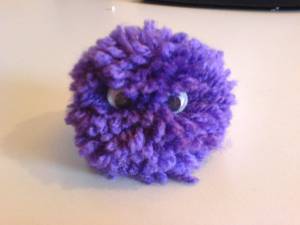 Blaues, b�se guckendes Tierchen